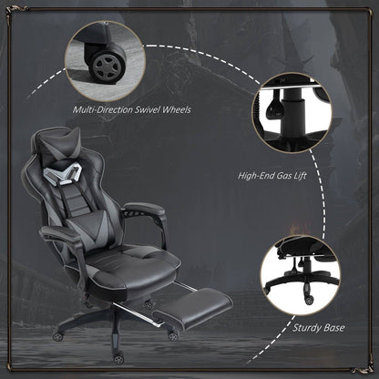 Vinsetto Racing Gaming Chair with Footrest