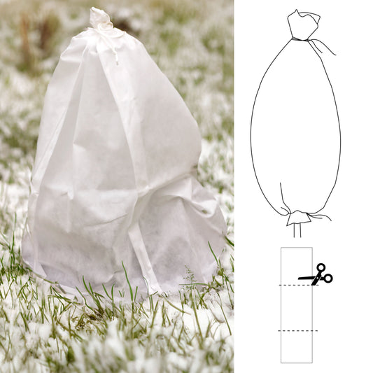 Protective Plant Cover, 50gsm Sleeve, Diameter: 64cm, Size: 1m x 10m