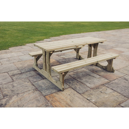 Lunar Garden Picnic Table by Churnet Valley - 6 Seats - PT108
