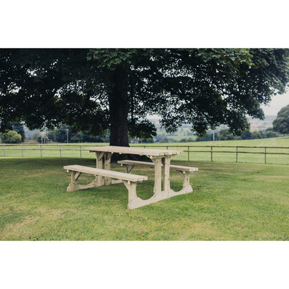 Lunar Garden Picnic Table by Churnet Valley - 6 Seats - PT108