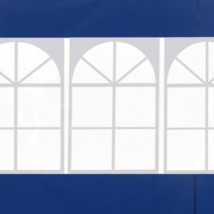 Outsunny 3M Gazebo Exchangeable Side Panel Panels With Window-Blue