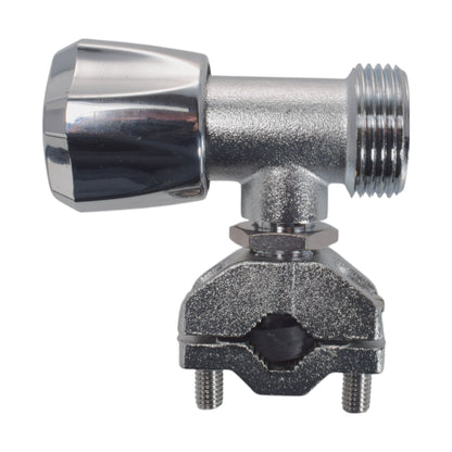 Polished Brass 13mm Barb Tap FULL Connection Kit