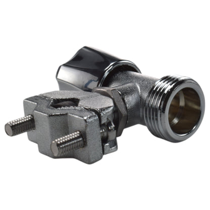 Polished Brass 13mm Barb Tap FULL Connection Kit