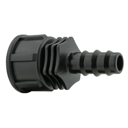 16mm Barbed Straight with In-Line BSPM Threaded Valve