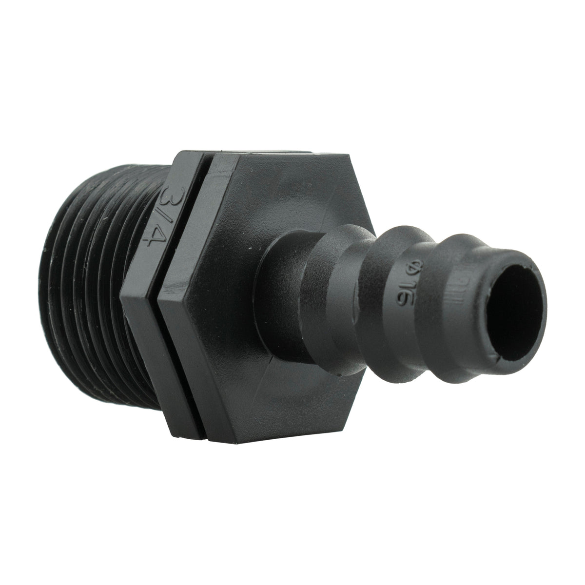 Hose Connector WL with In-Line BSPF Valve and 16mm Barbed Straight