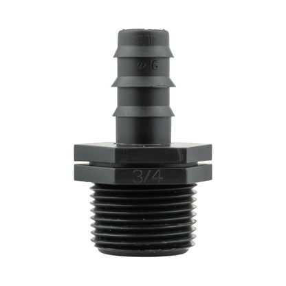 Hose Connector WL with In-Line BSPF Valve and 16mm Barbed Straight