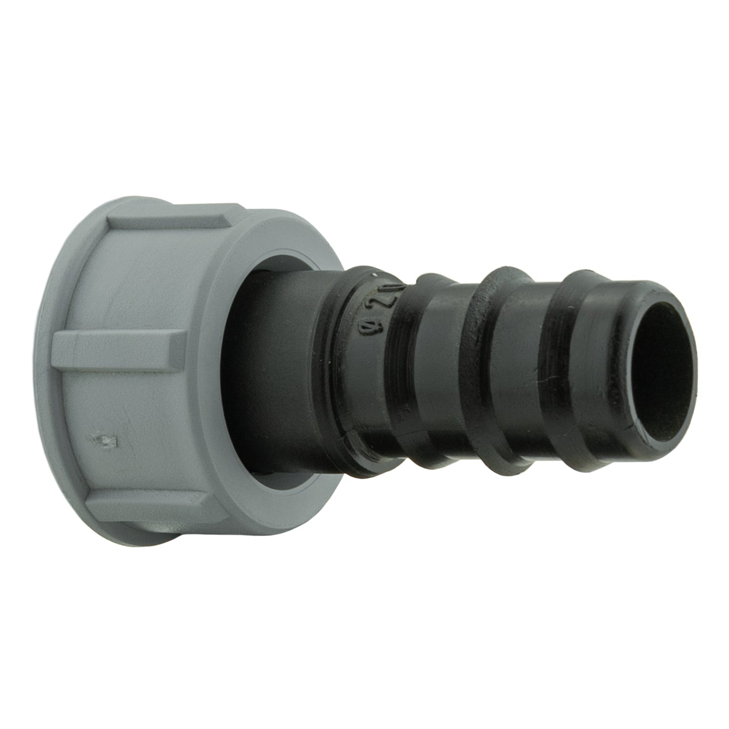 IBC 2” S60X6 Cap with In-Line BSPM Valve and 20mm Barbed Straight