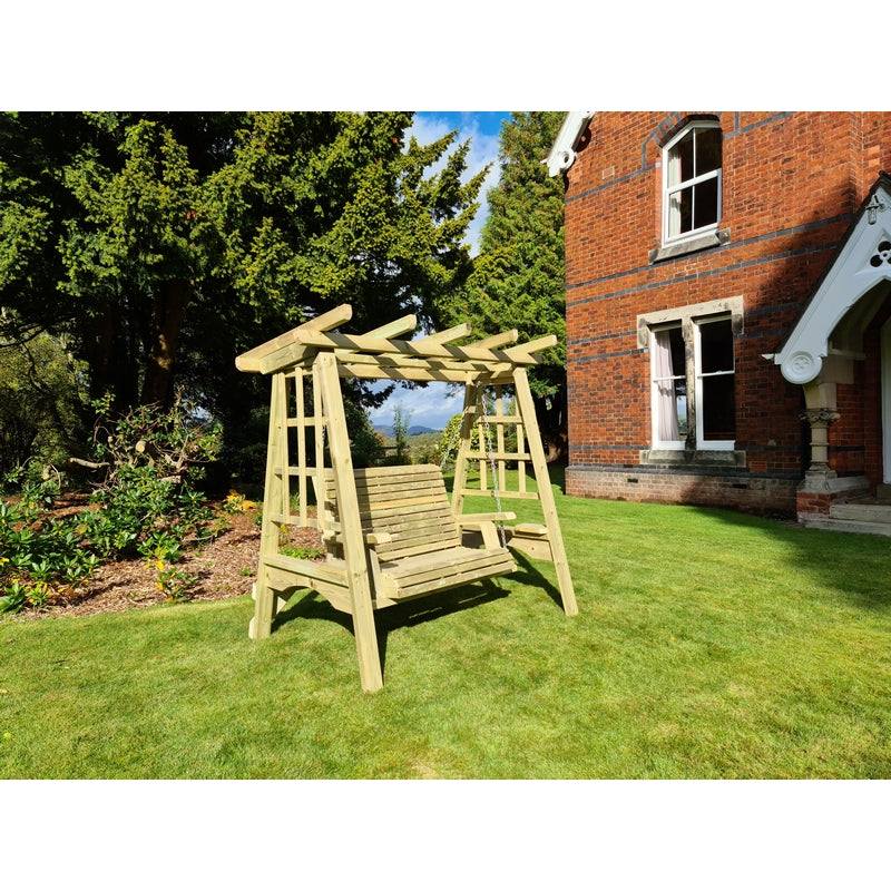 Pergola Garden Swing Seat by Croft - 2 Seats
