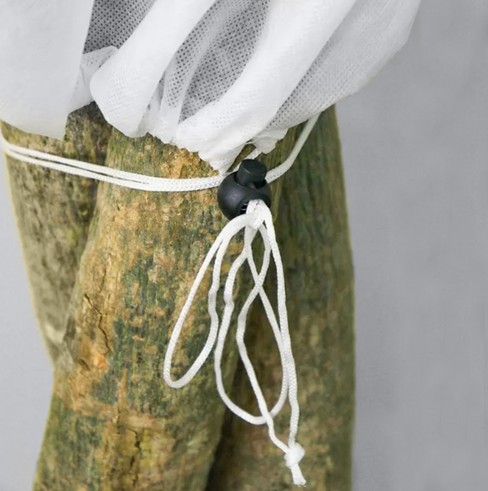 Protective Plant Cover, 50gsm Sack with Cord, Diameter: 76 cm, Size: 1.2m × 1.8m