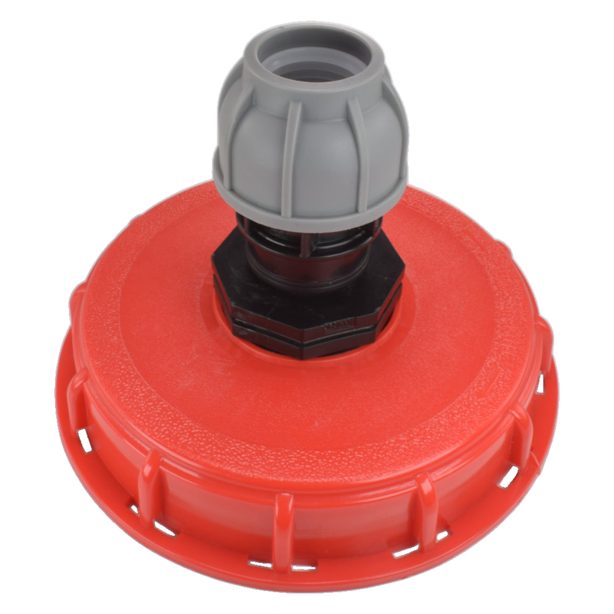 IBC 6-inch Cap Kit with 25mm MDPE Straight