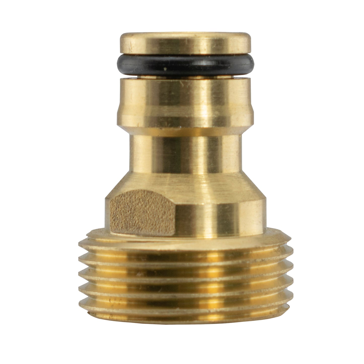 Tap Connector Snap-On Male - 3/4" BSPM Brass
