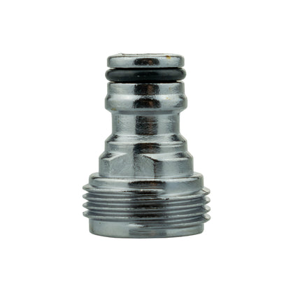 IBC 2” S60X6 Cap with Lever Valve, Click Lock and Hose Connector Zinc