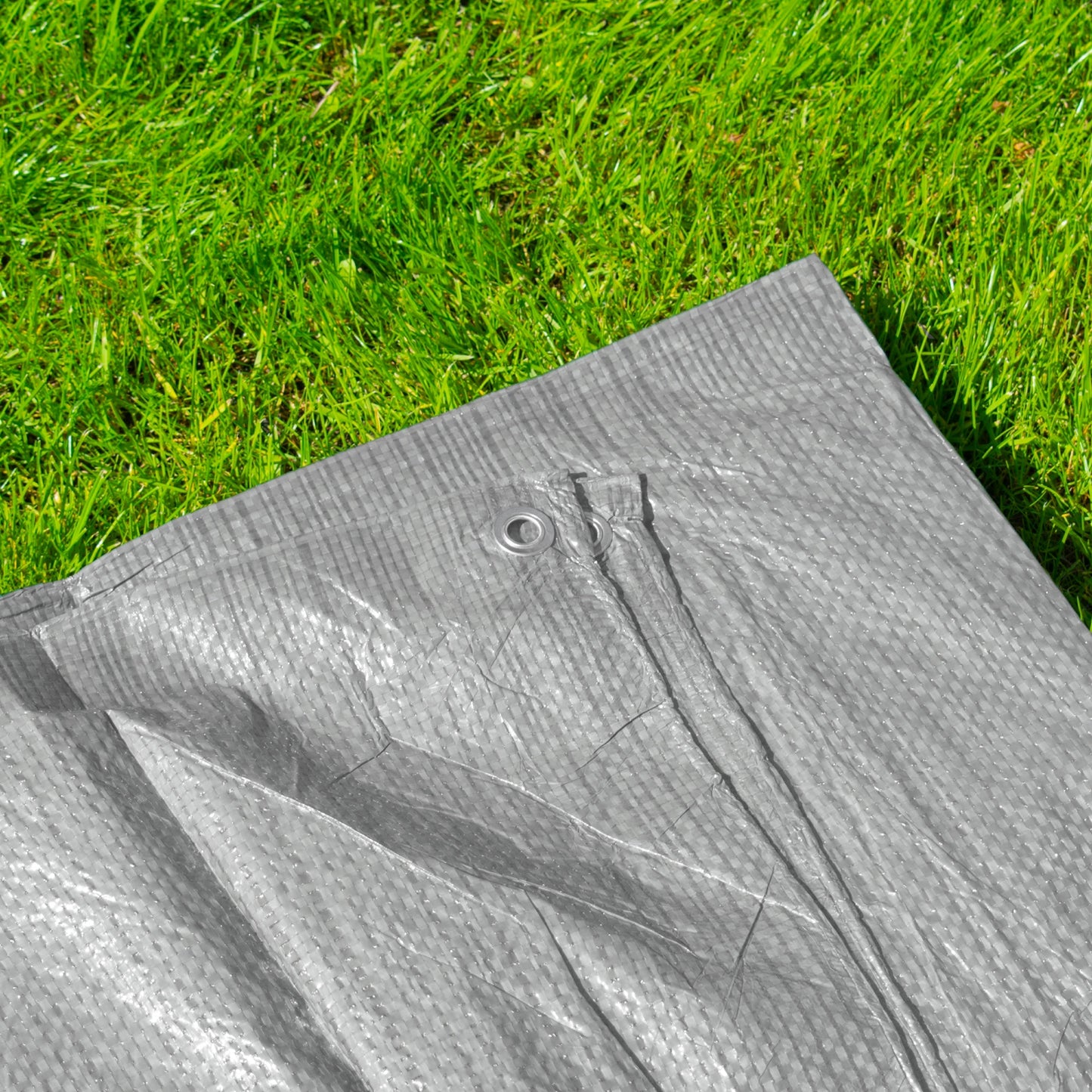 Gray S-Grade Tarpaulin 3m x 3m