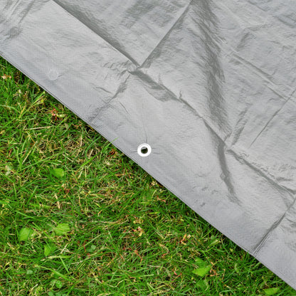 Gray S-Grade Tarpaulin 3m x 4m