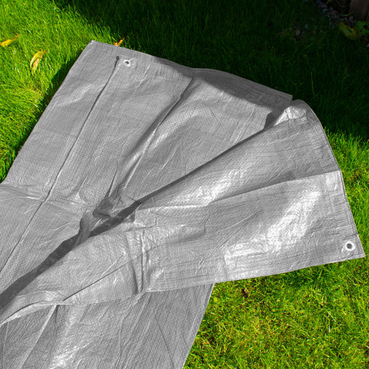 Gray S-Grade Tarpaulin 1m x 1m
