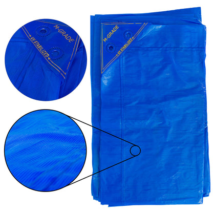 M-Grade LLDPE Blue Tarpaulin 2m x 3m