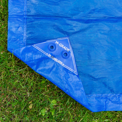 M-Grade LLDPE Blue Tarpaulin 1.5m x 2m