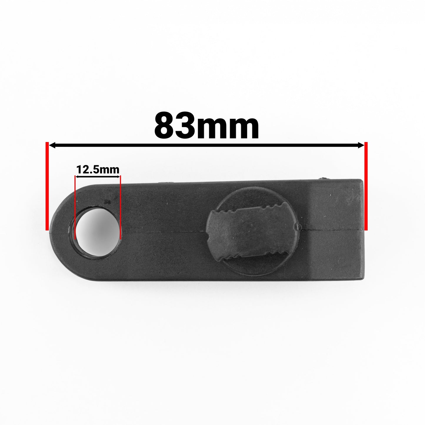 Clear M-Grade Tarpaulin with 10 x 6" Bungee Balls (Black) and 10 x Screw Type Tarp Clips