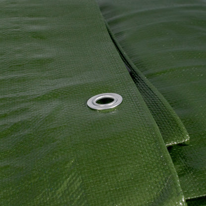 Green/Brown L-Grade Tarpaulin 8m x 12m