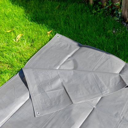 Grey L-Grade Tarpaulin 6m x 6m