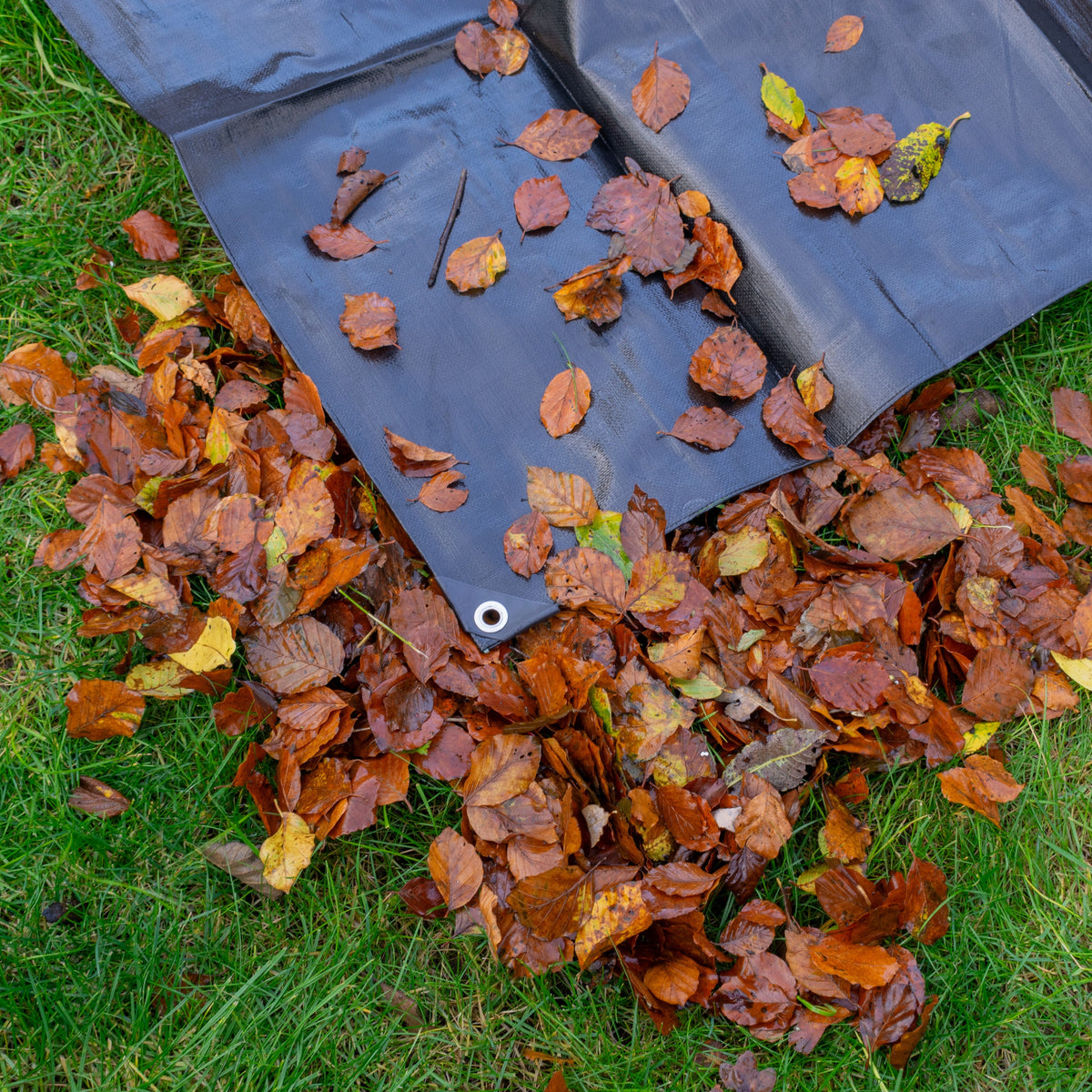 Black/Silver L-Grade Tarpaulin 3m x 5m
