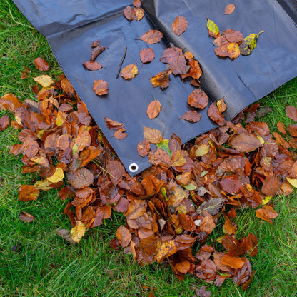 Black/Silver L-Grade Tarpaulin 3m x 5m