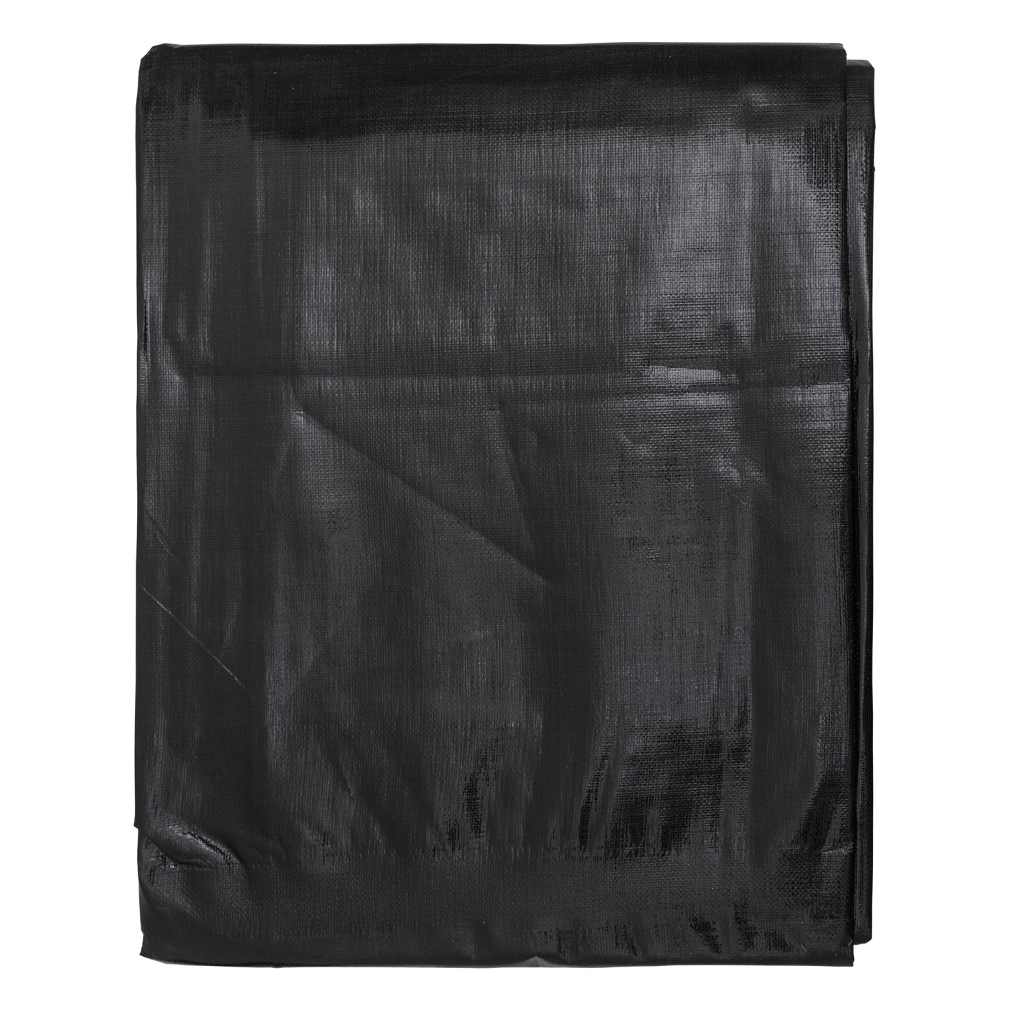 Black/Silver L-Grade Tarpaulin with 10 x 6" Bungee Balls (Black)