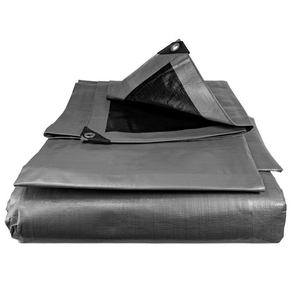 Silver XL-Grade Tarpaulin 5m x 6m