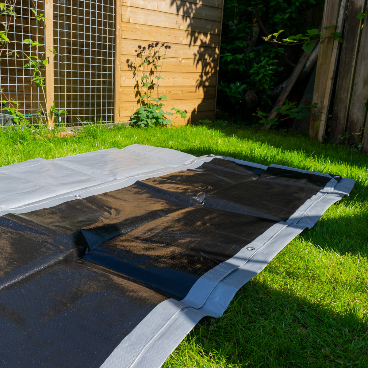 Silver XL-Grade Tarpaulin 5m x 8m