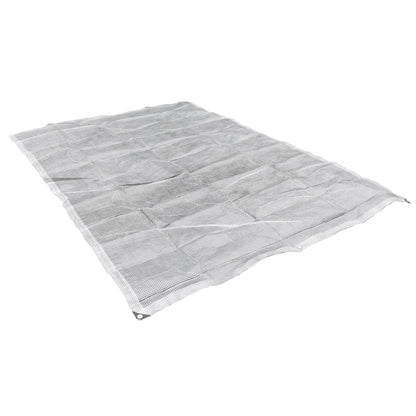 Clear XL-Grade Tarpaulin with 10m of 6mm Bungee Rope and 10 x Slide Type Tarp Clips