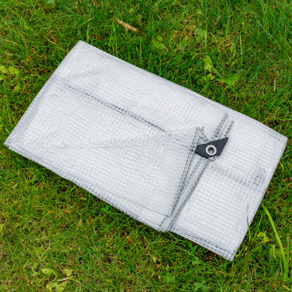 Clear XL-Grade Tarpaulin 8m x 10m