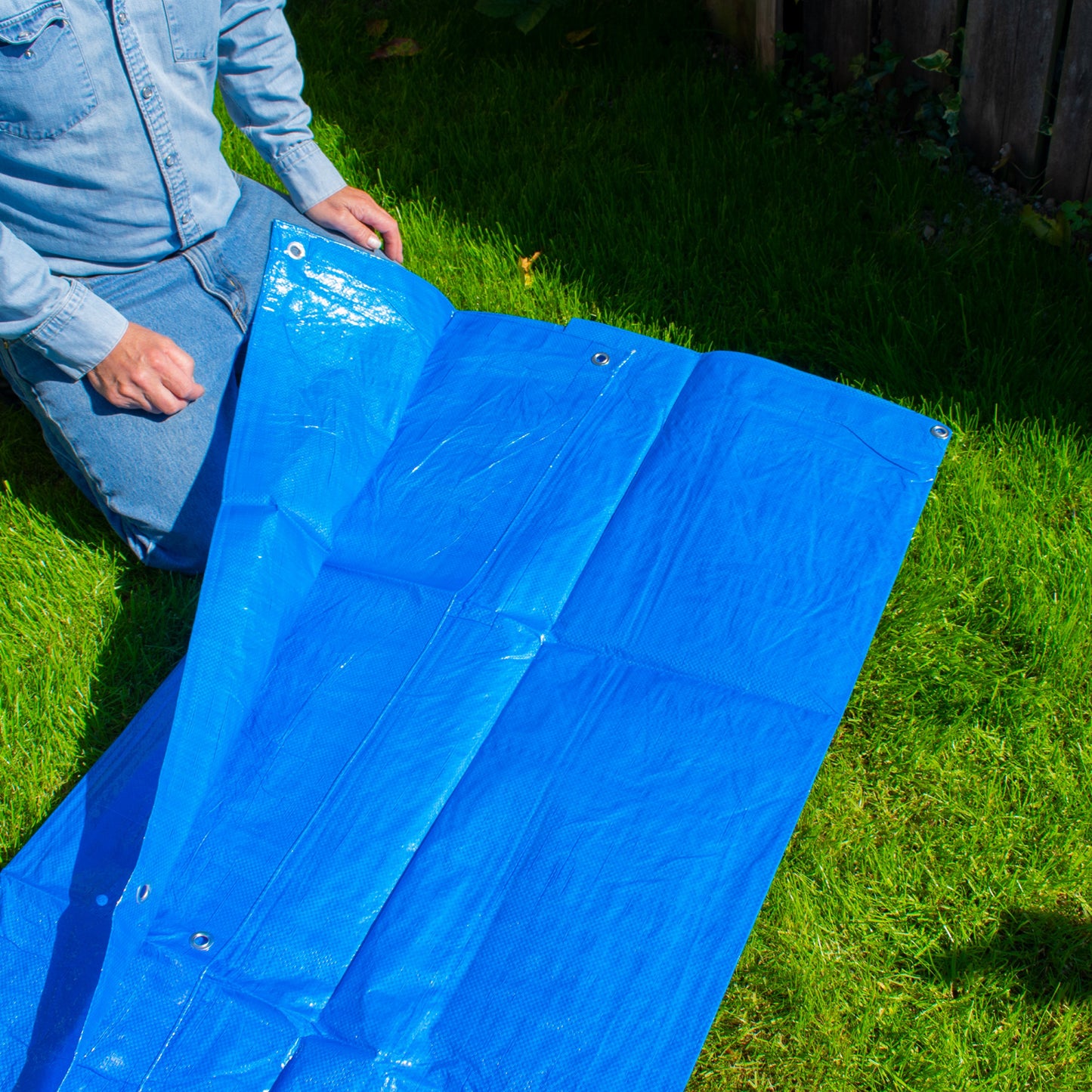 Blue S-Grade Tarpaulin 1.5m x 4m