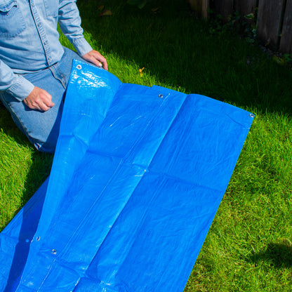 Blue S-Grade Tarpaulin 5m x 5m