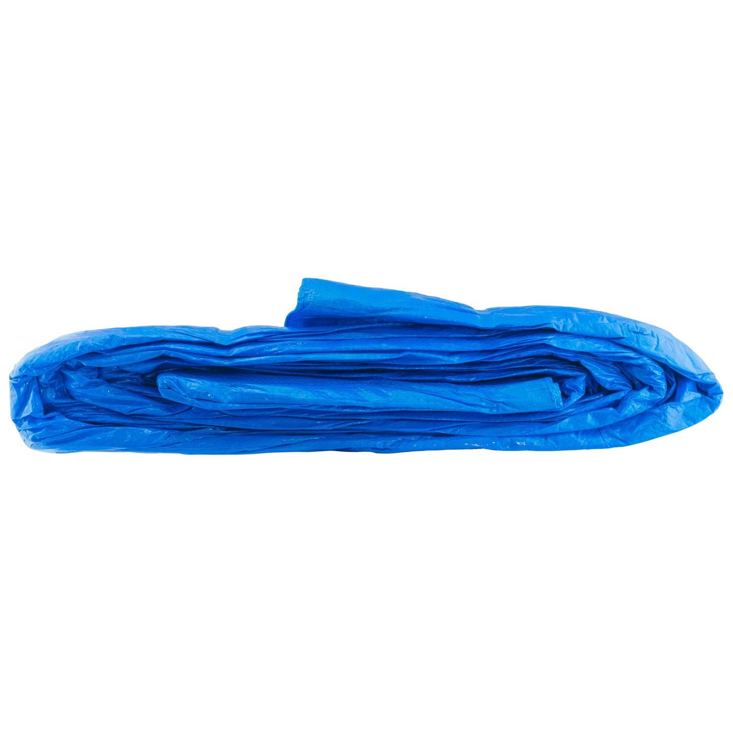Blue S-Grade Tarpaulin with 10 x 6" Bungee Balls (Black) and 10 x Screw Type Tarp Clips
