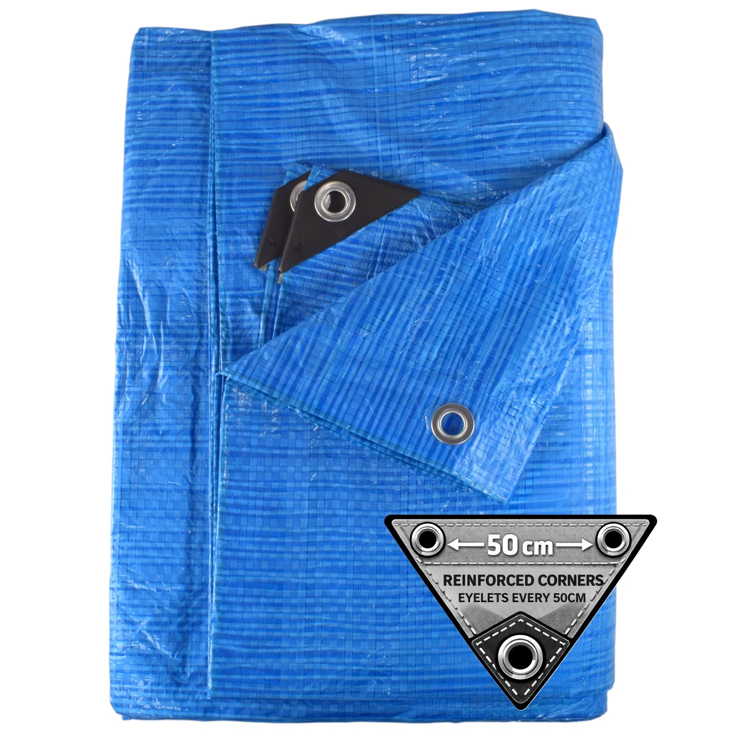 Blue S-Grade Tarpaulin 4m x 5m