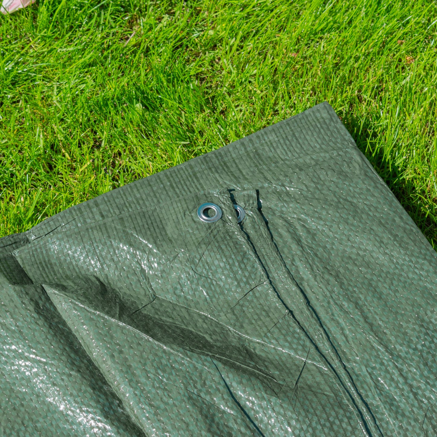 Green S-Grade Tarpaulin 1m x 1m