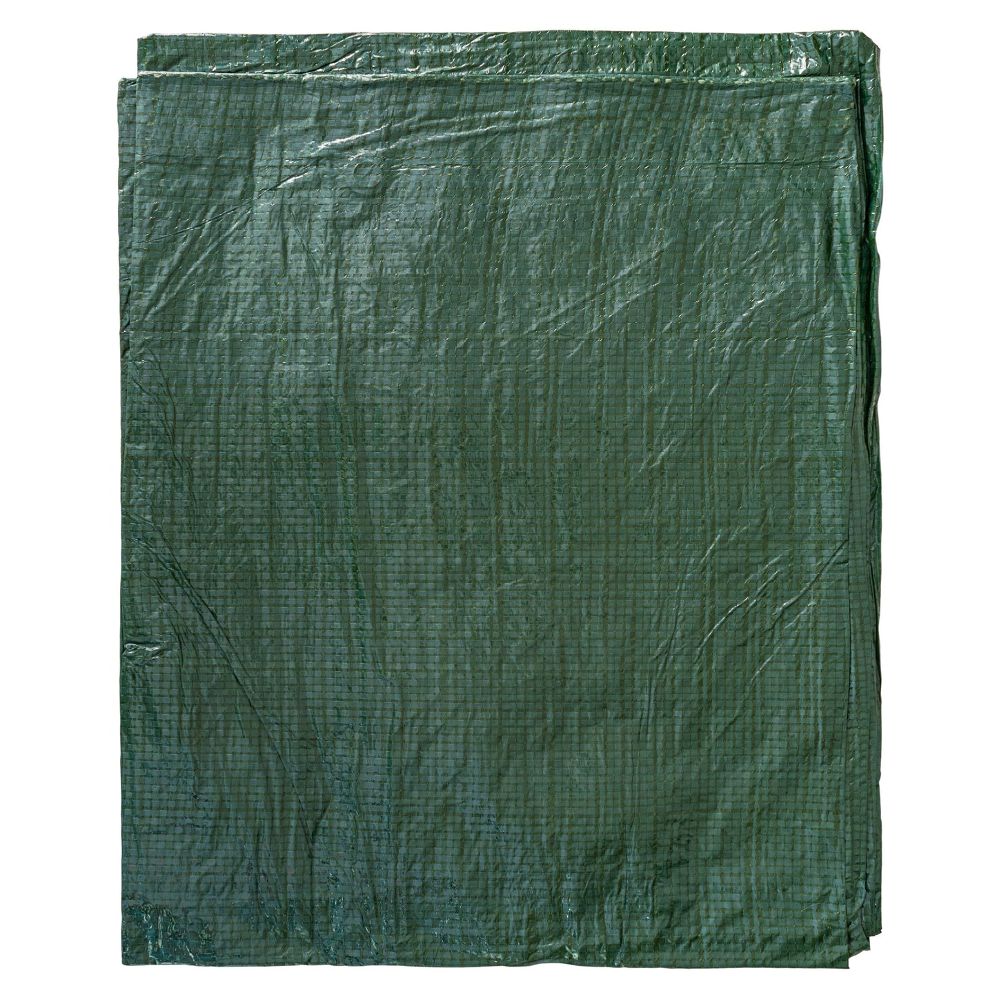 Green S-Grade Tarpaulin with 10 x 6" Bungee Balls (Black) and 10 x Screw Type Tarp Clips