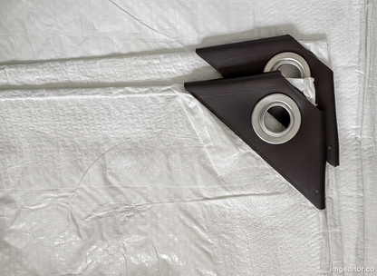 White M-Grade Tarpaulin 4m x 5m