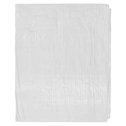 White M-Grade Tarpaulin with 10 Metres of 6mm Bungee Rope