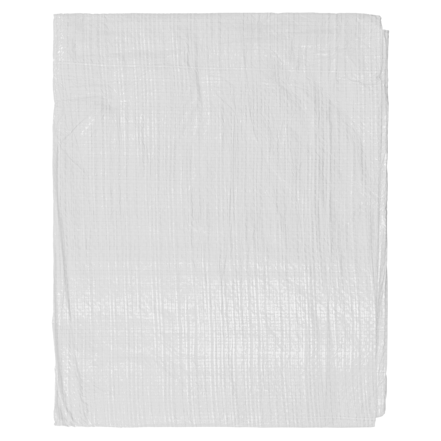White M-Grade Tarpaulin with 20 x 4" Bungee Balls (White)