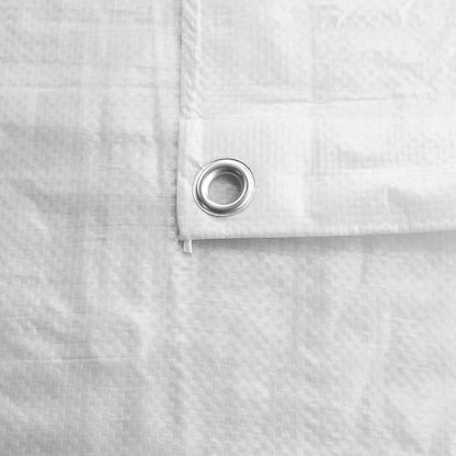 White M-Grade Tarpaulin 2m x 2m