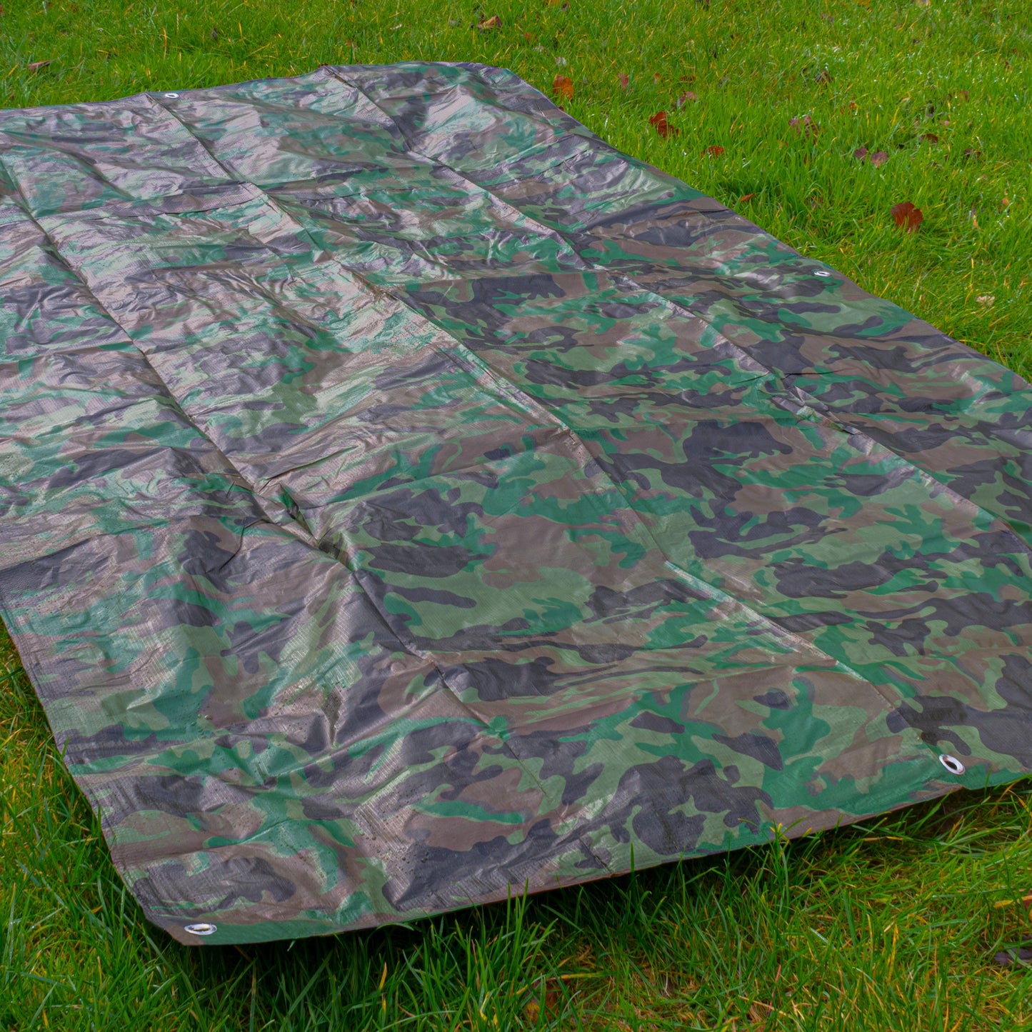 Camouflage M-Grade Tarpaulin 4m x 5m