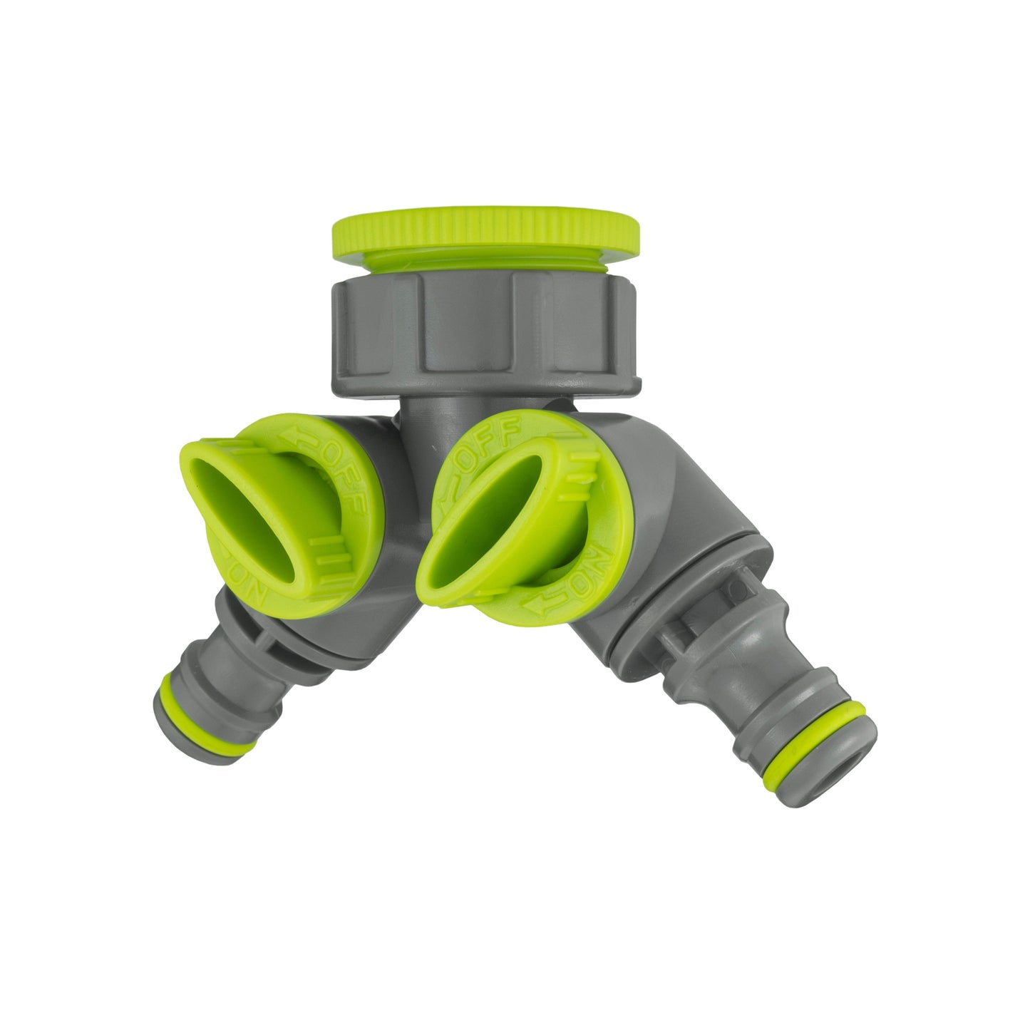 IBC 2” S60X6 – 3/4" BSPF Extender Adaptor with ¾” BSP Threaded Fitting and Two-Way Splitter