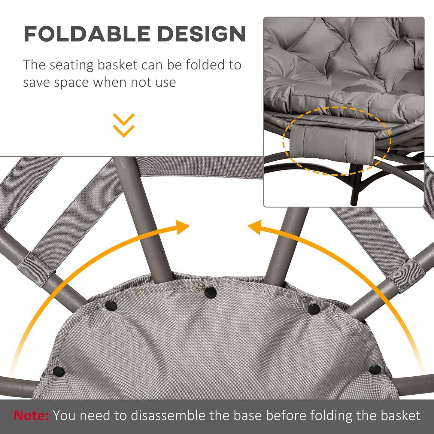 Egg Chair with Soft Cushion