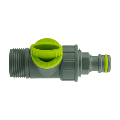 Wall Flange Kit 32mm MDPE + Quick Connector Valve