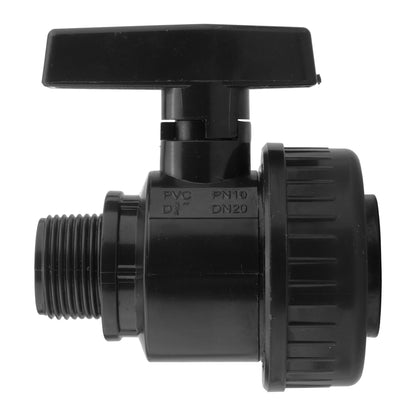 Wall Flange Kit 32mm MDPE + Large Plastic Valve + Geka