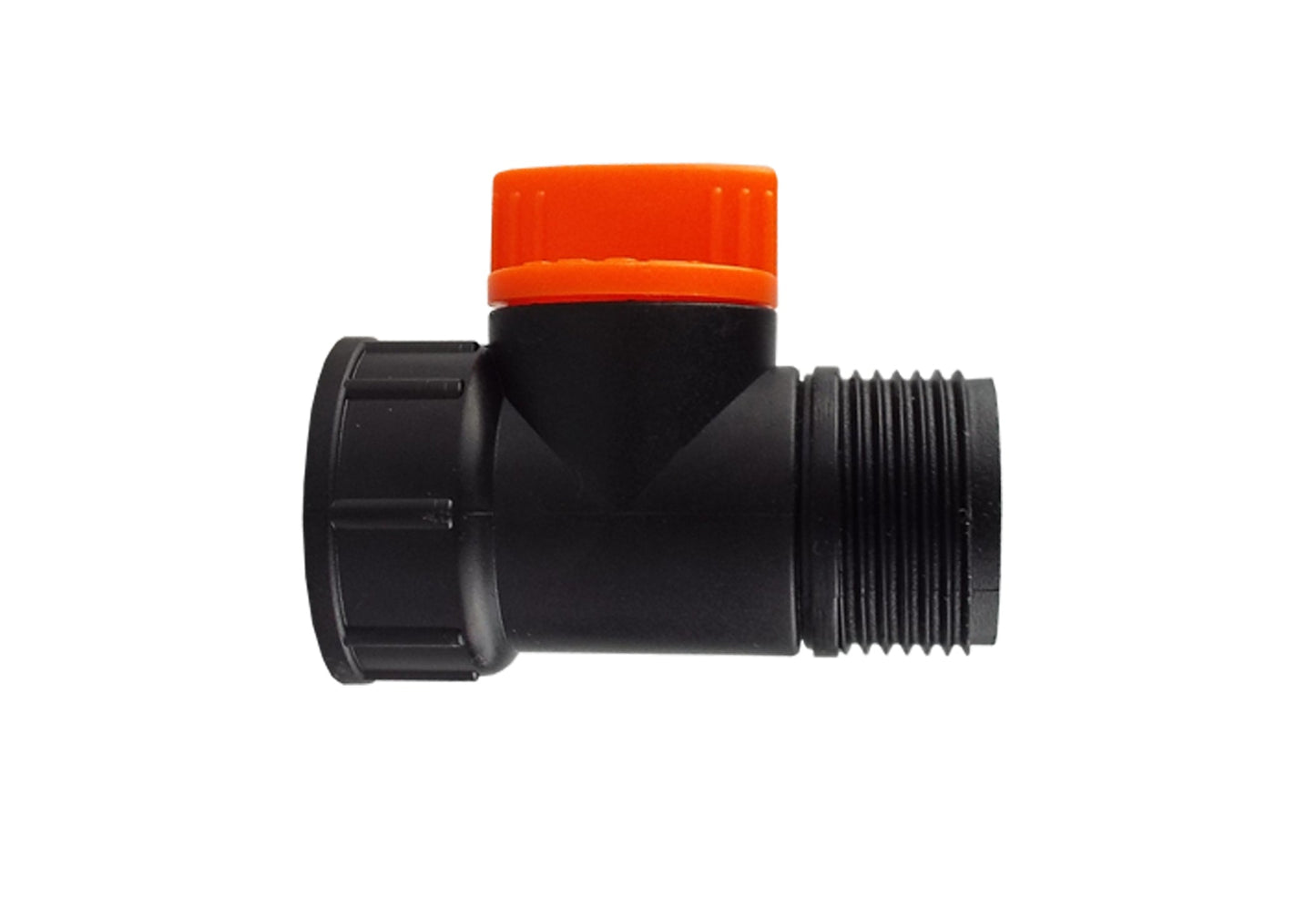 Tap Adapter with Valve 3/4" BSPM-F Black/Orange
