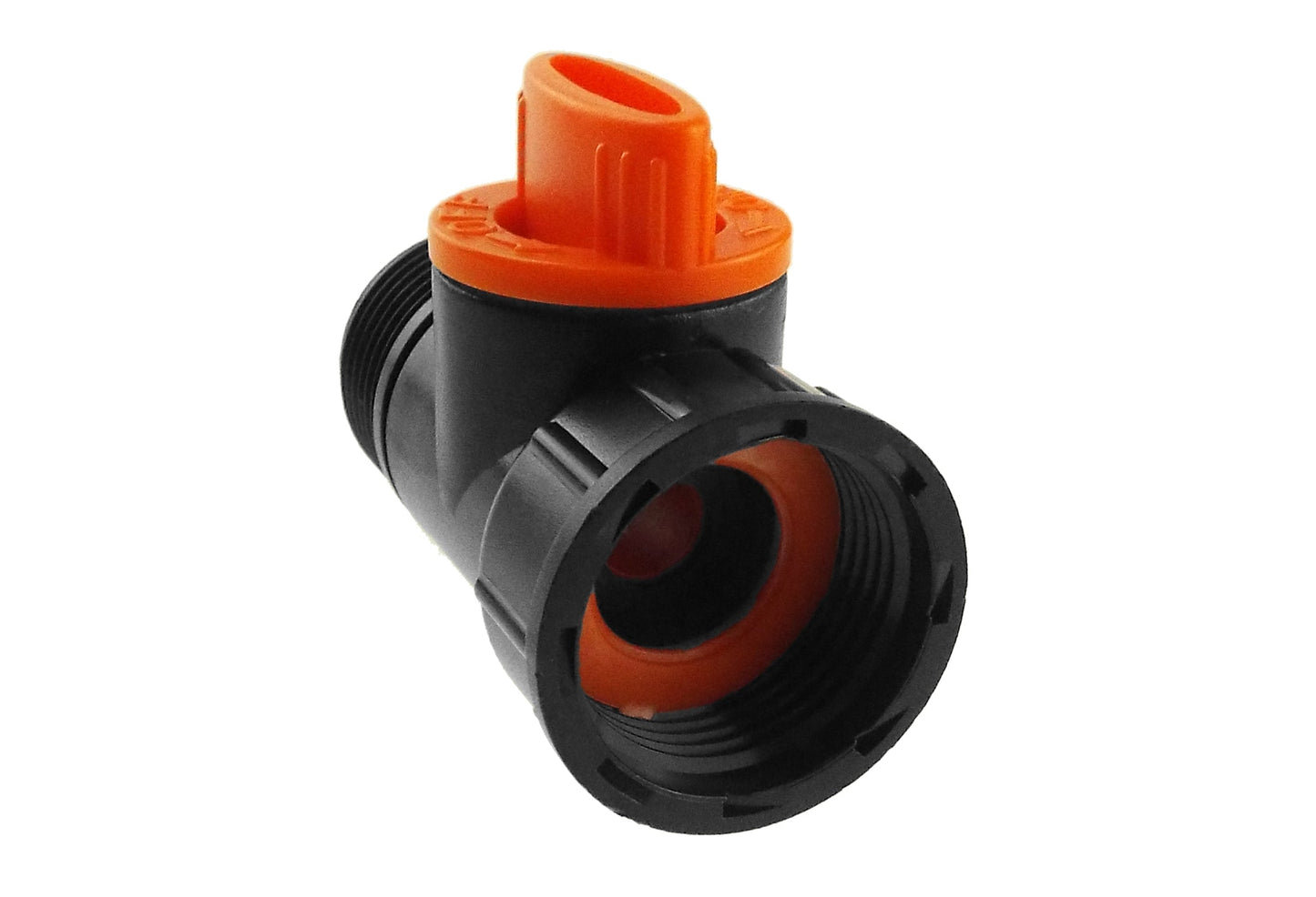 Tap Adapter with Valve 3/4" BSPM-F Black/Orange