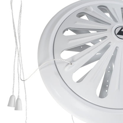 Adjustable Louvre Vent Round 80mm-160mm White
