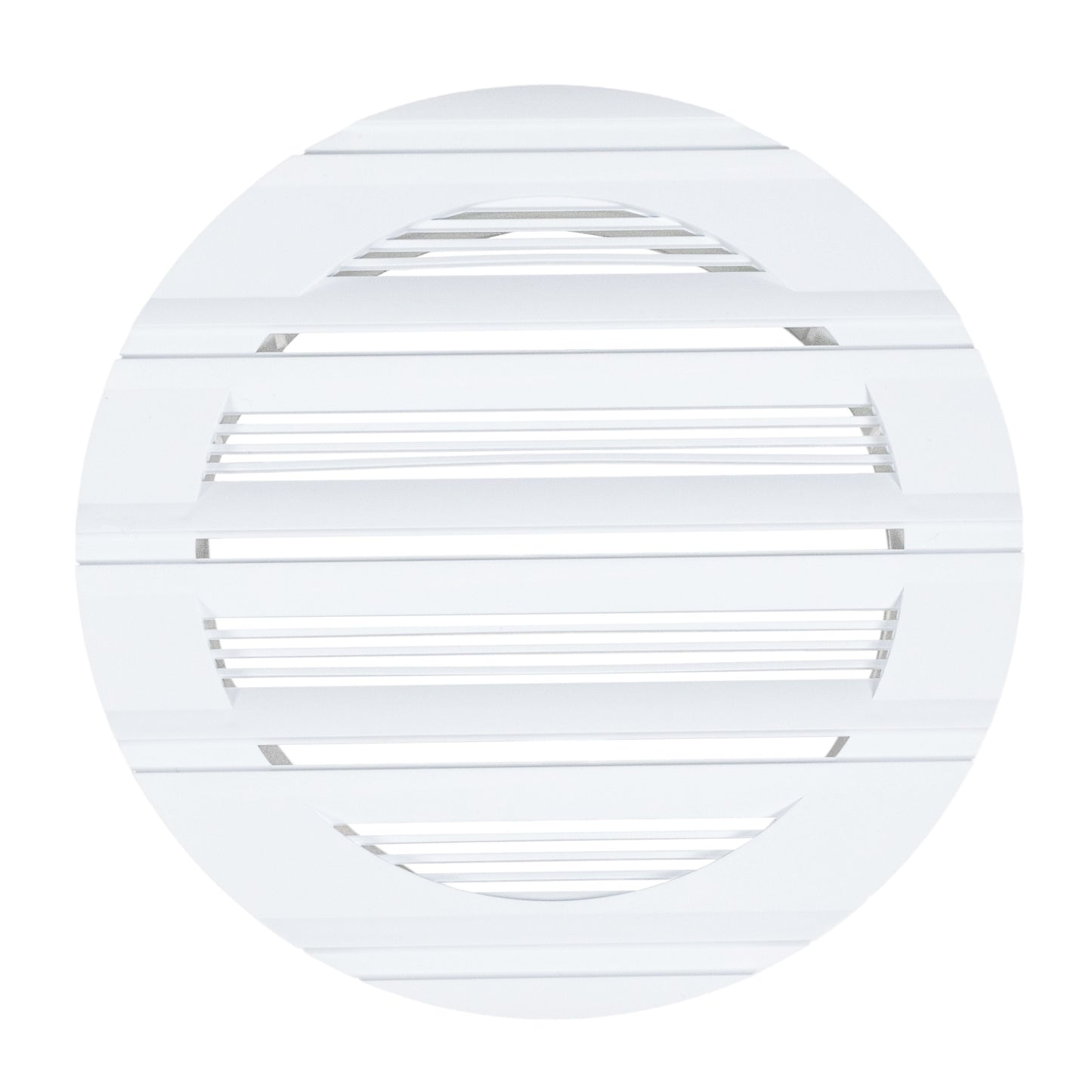 Louvre Vent Round Bella 150mm White